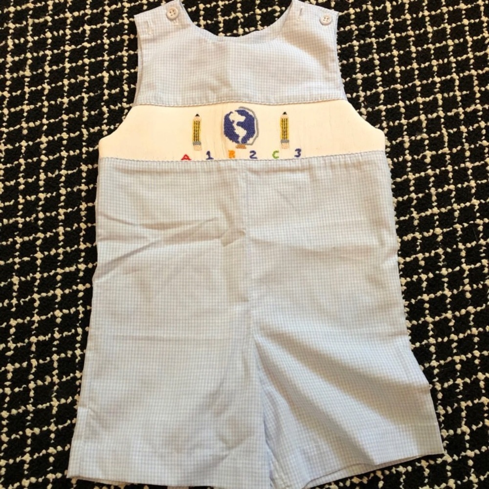Smocked school jumper